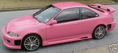 Honda on Ebay Pink Car Auction 1993 Honda Civic Coupe   Pinkcarauction