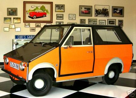 This AWS Goggomobil shopper for auction on ebay is pretty square compared to
